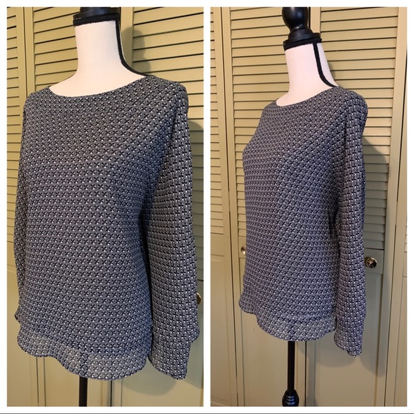 Double layer chiffon top - Picture 2 of 6